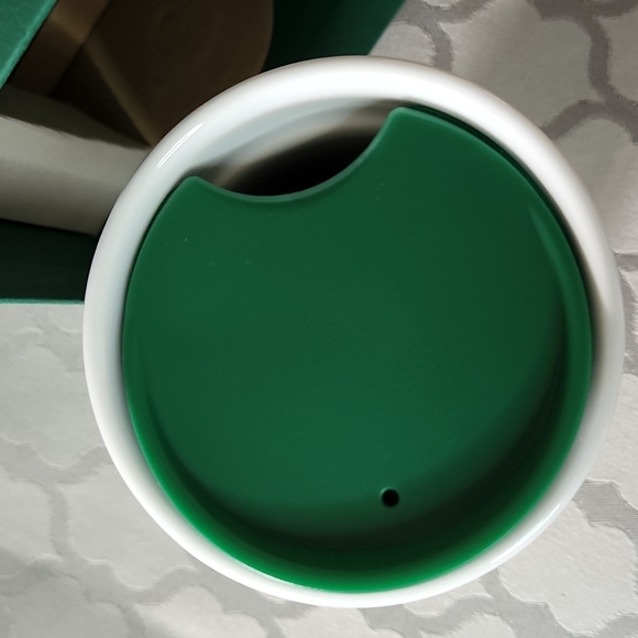 Starbucks 2016 Green 'ugly' Christmas Sweater Ceramic Travel Tumb… - Picture 6 of 8